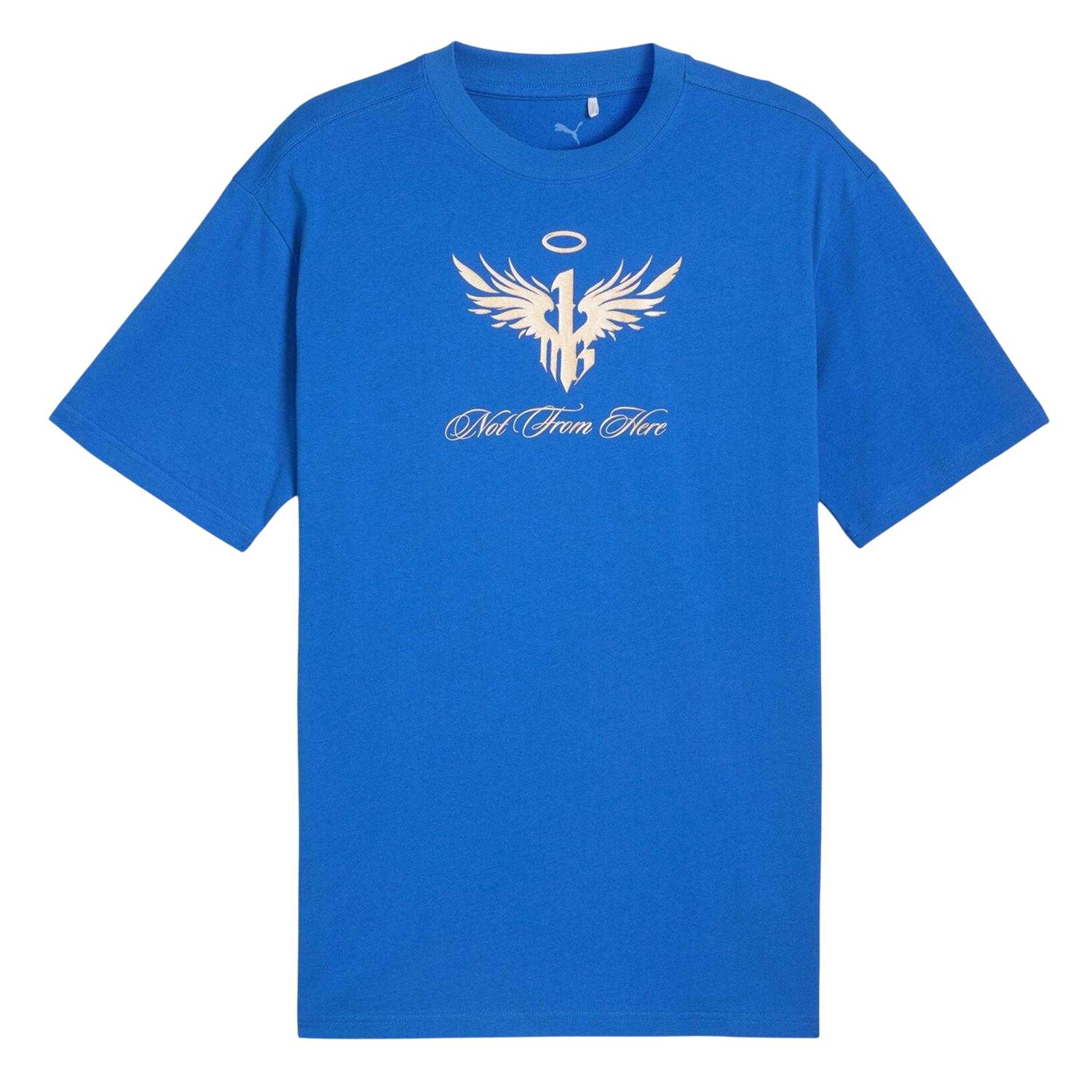 Puma - "LaMelo Ball" T-Shirt für Herren, Basketball, Übergroß (Mannschaft Königsblau)