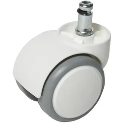 TopStar Hartbodenrollen 5er Set Kunststoff Weiß
