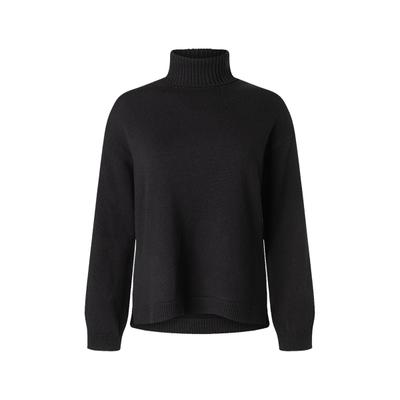Strickpullover MAERZ MUENCHEN "Maerz Muenchen 376500 Strickpullover Damen Bekleidung", Damen, Gr. 36, schwarz, 100% Wolle, Pullover Strickpullover