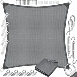 KESSER® Sonnensegel Sonnenschutz Windschutz   HDPE Gewebe   wasserabweisend & windabweisend   5-Fach quer vernäht robust & stabil Schattenspender Garten Balkon Terrasse