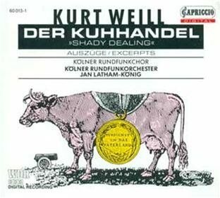 Peacock - Weill: Der Kuhhandel (Auszüge) - Preis vom 28.09.2026 21:19:57 h