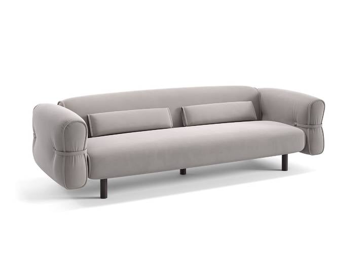 Stoff Designer Sofa BRIANO 3-Sitzer Designercouch Modern Italienisch Designcouch