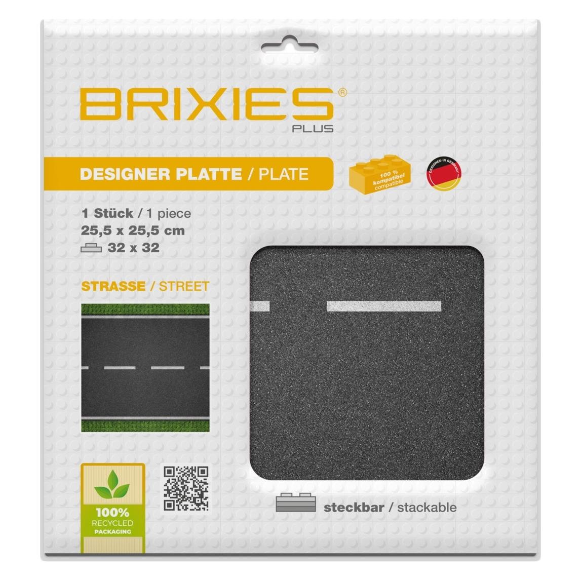 Brixies Bauplatte 32x32 Strasse gerade (225.005)