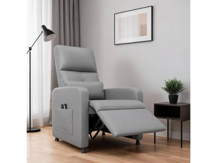 GarveeHome Elektrischer Fernsehsessel mit Massage, Heizung & Fußstütze Elektrisch, Wärmefunktion, Wohnzimmer, Schlafzimmer, Büro