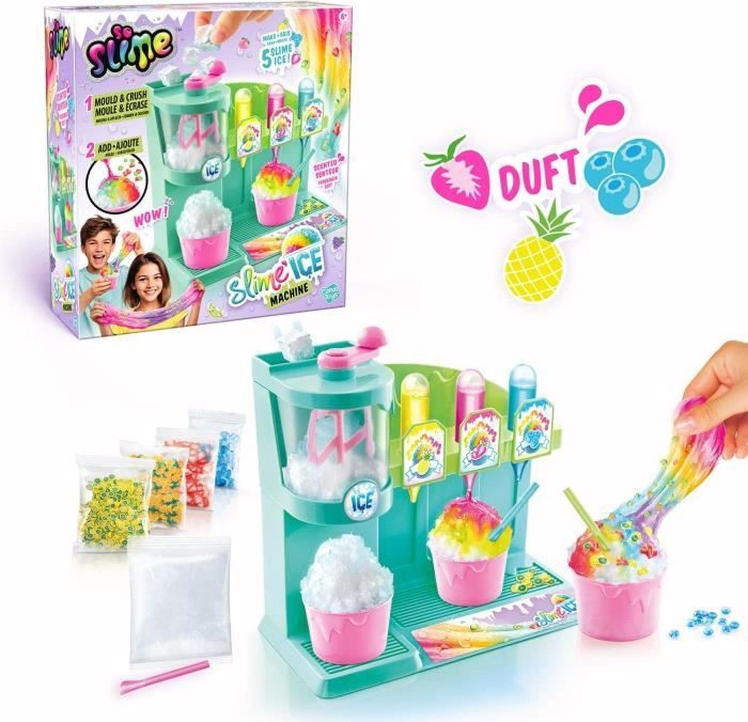 Canal Toys SO SLIME DIY Slime Ice Machine met 3 geurende kleurstoffen en accessoires - SSC 310