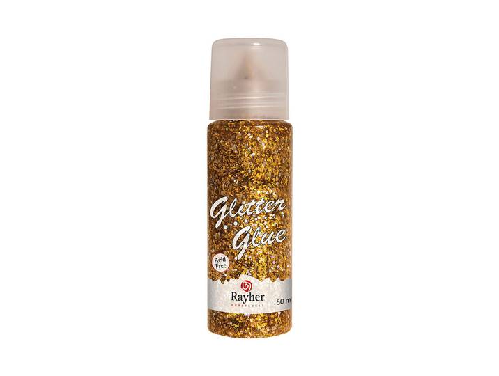 Rayher Glitter-Glue Grob Gold 50 ml
