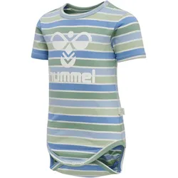 hummel hmlPELLE kurzarm Baby-Body 5065 - grayed jade 56