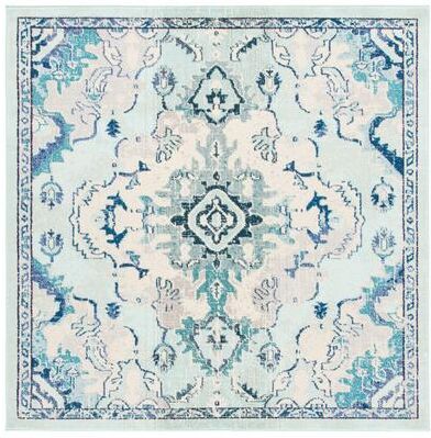 SAFAVIEH Madison Efrosina Boho Medallion Distressed Rug
