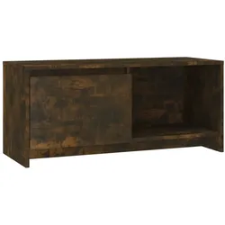 vidaXL TV-Schrank Räuchereiche 90x35x40 cm Holzwerkstoff