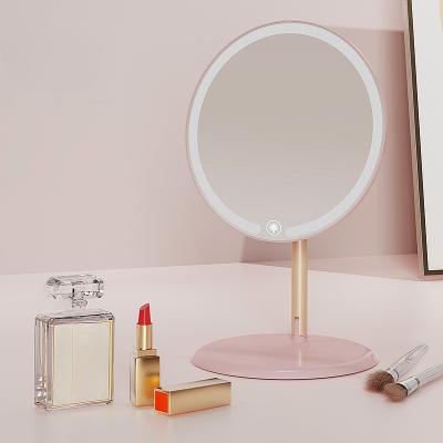 Fusion Finds LED Vanity Mirror With Lights Rechargeable Lighted Makeup Mirror With 3 Color Modes & Adjustable Brightness p