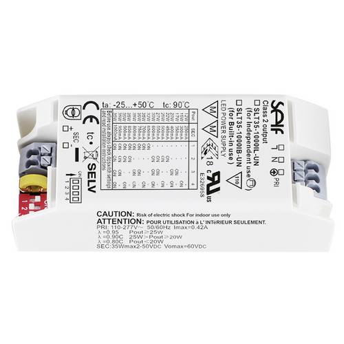 Self Electronics SLT35-1000IB-UN LED-Treiber Konstantstrom 35W 250 - 1000mA 2 - 50 V/DC nicht dimmbar, Möbelzulassung, Montage