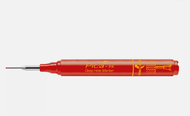 Pica Tieflochmarker 4260056150036 Permanent, rot