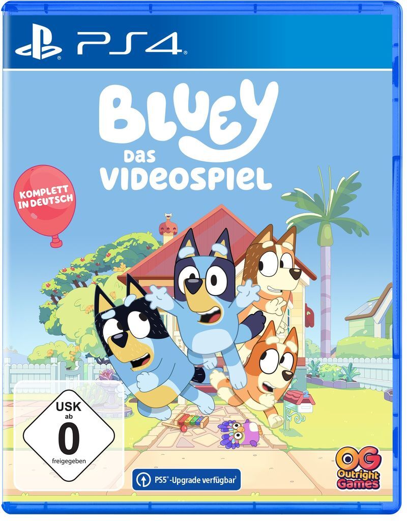 OUTRIGHT GAMES Spielesoftware "Bluey: Das Videospiel", transparent (weiß, neutral), PlayStation 4, Spielesoftware, Spielesoftware