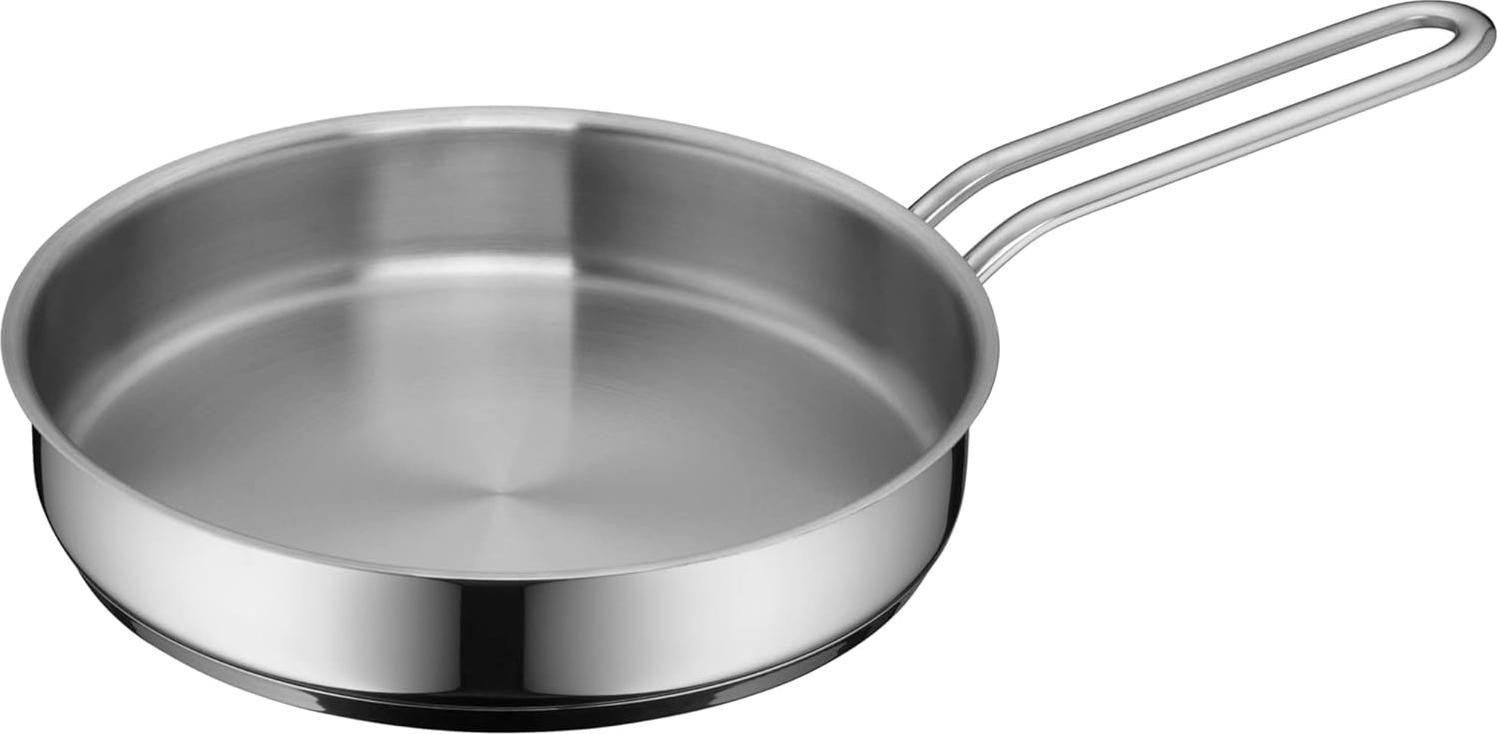 WMF Mini koekenpan van roestvrij staal, zilver, diameter: 18 cm