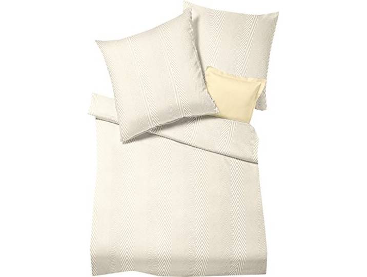Fleuresse Jade Bettwäscheset, Jaquard, Creme, 38 x 28 x 5 cm