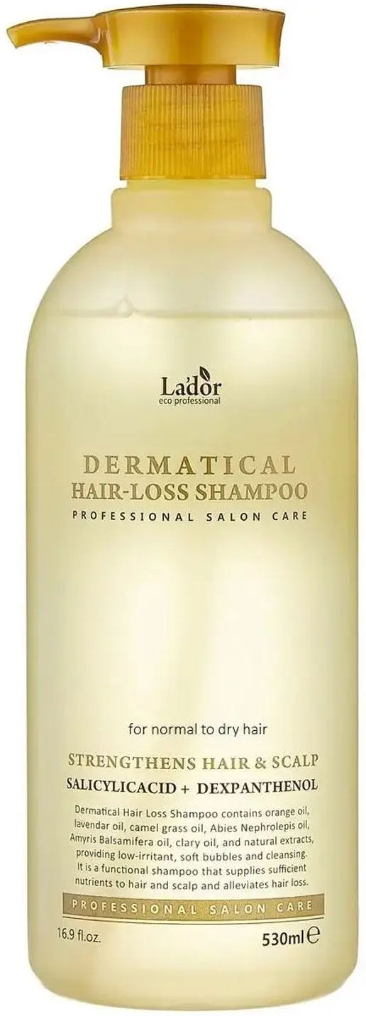 LADOR Dermatical Hair-Loss Shampoo (For Normal To Dry Hair) 530ml