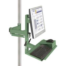 Manuflex ZB8288.6011 Ergonomie Monitorträger für CANTOLAB und ALU mit Tastatur- und Mausfläche, VESA-Adapter 100 mm
