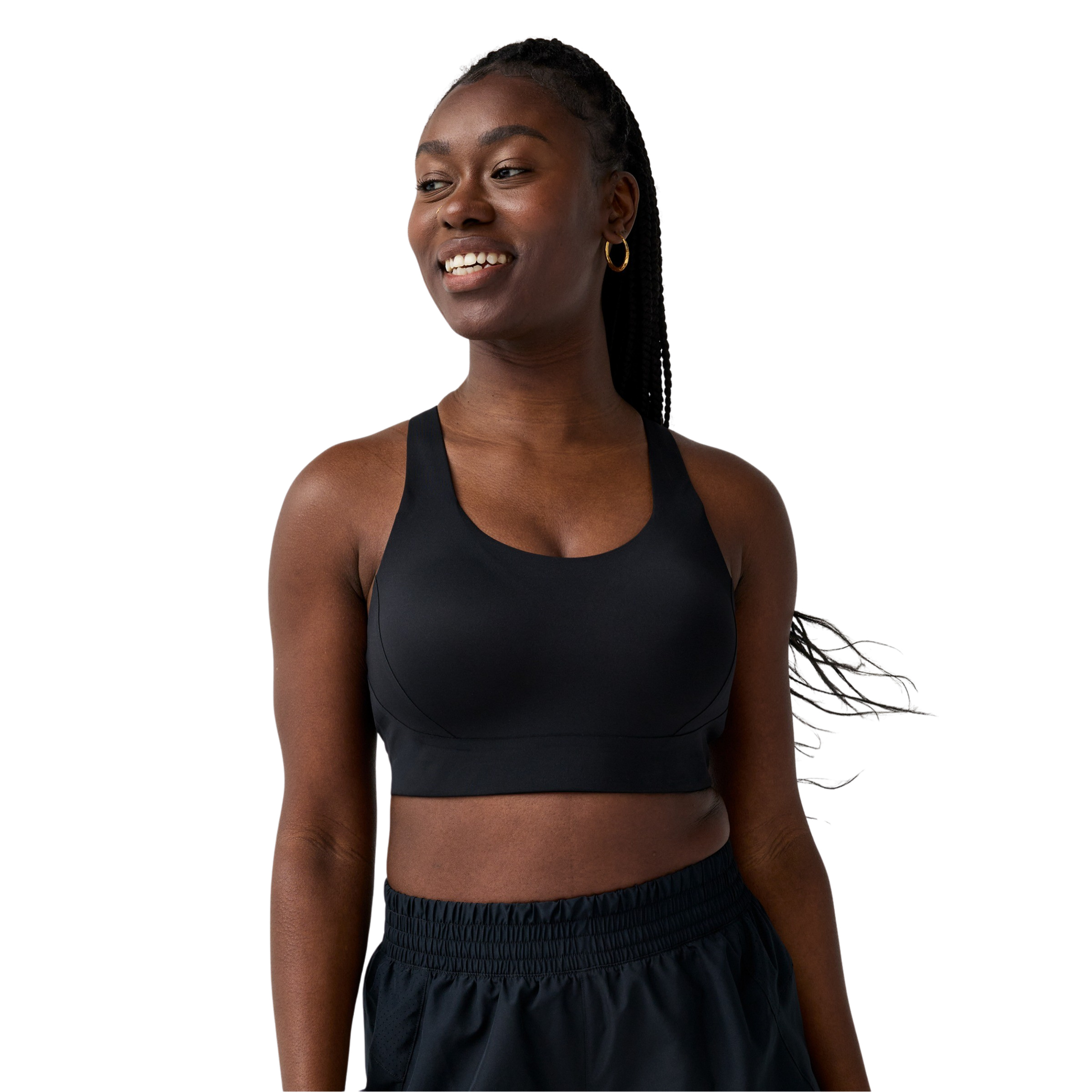 Brooks Limitless Racerback Sport BH Damen Sport-BHs schwarz Größe XXS Laufen Elastisch