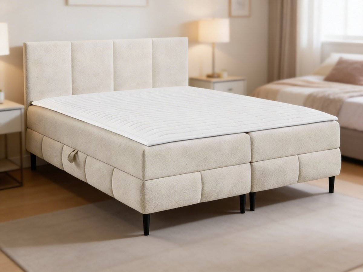 Velanto Boxspring Koningstijl Luxe Modern Design Bed B/D: 160 x 200 cm