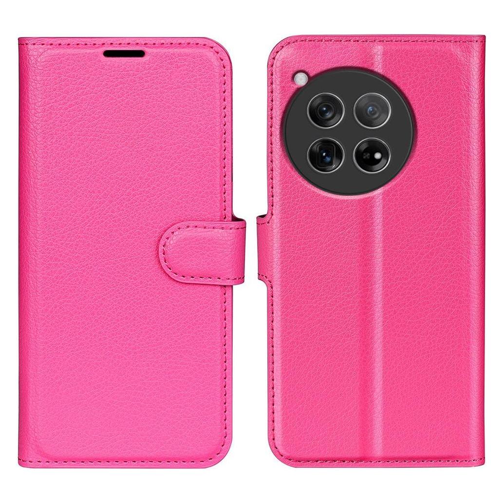 Cover-Discount OnePlus 12 - Leder Etui Hülle pink (OnePlus 12) (660179084G)