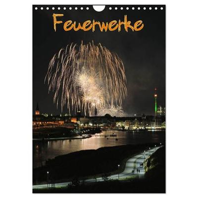 Feuerwerke Terminplaner (Wandkalender 2027 DIN A4 hoch), CALVENDO Monatskalender