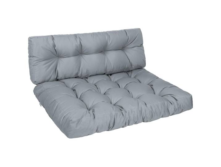 Kissen-Set COCON Grau Polyester Wasserabweisend