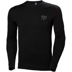Helly Hansen Workwear, Herren, Funktionsshirt, Apatiniai marškinėliai HELLY HANSEN Lifa Merino Crewneck, juodi M (M), Schwarz