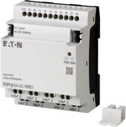 Eaton Extension d'entrée/sortie 12/24VDC, 24VAC EASY-E4-UC-16RE1 (197218)