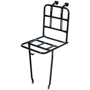 Basil Fahrrad-Gepäckträger Carrier L, universell, 26-28 Zoll, vorne, mit Gepäckplattform, Tragkraft 10 kg