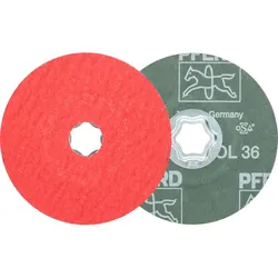 PFERD TOOLS COMBICLICK Keramikkorn Fiberscheibe für Edelstahl - 64193003