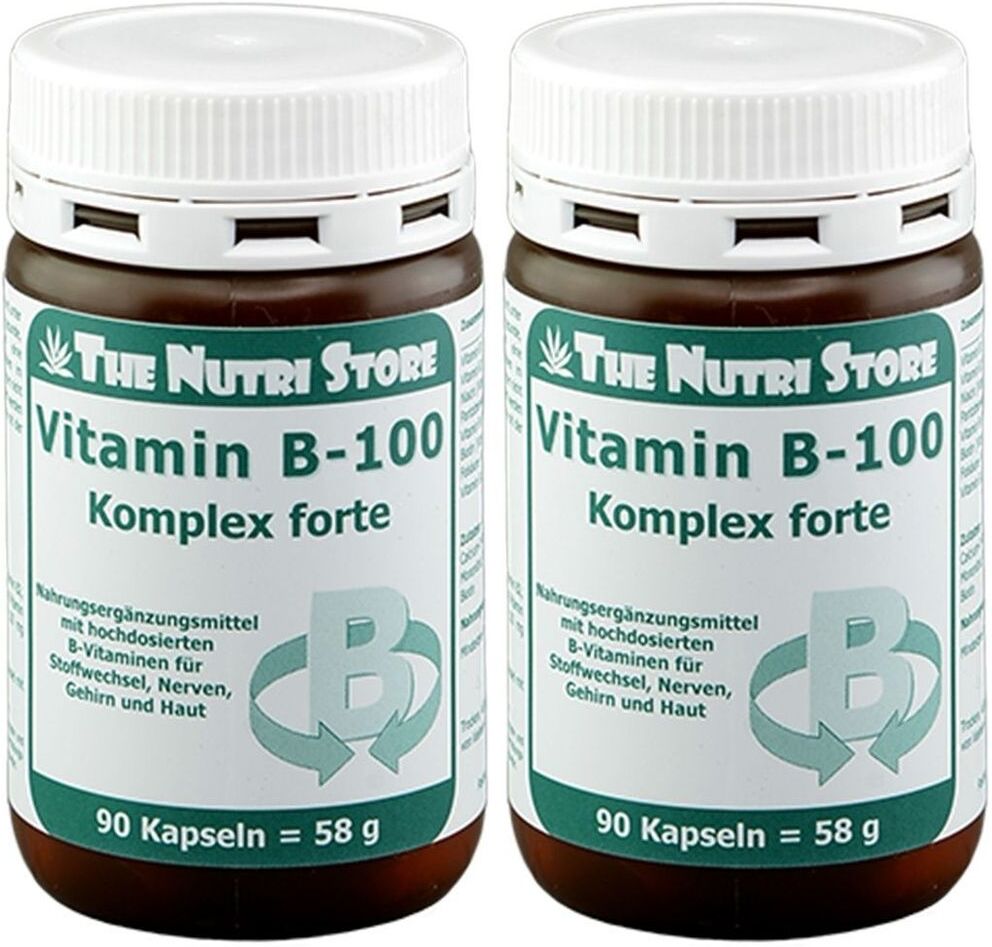The Nutri Store Vitamin B 100 Komplex forte Kapseln 2x 2x90 St