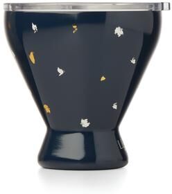Lenox Blue Bay Dot Pattern Stainless Steel Cocktail Tumbler Blue