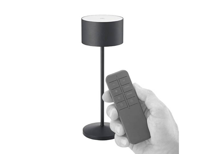 Sigor Akku-Tischleuchte Veluna Remote, kabellos, 3-Stufen-Dimmer