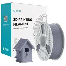 Sunlu ASA-Filament mit Beschichtung (grau), Filament, Grau