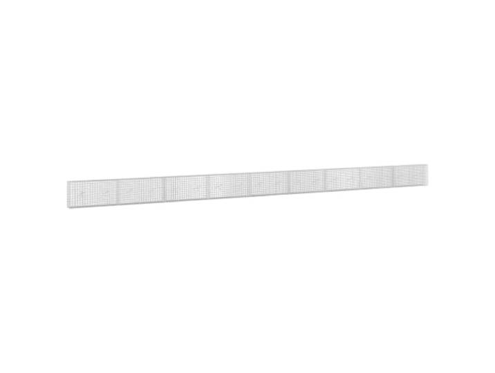 Verzinkter Stahl, 900 x 20 x 50 cm, Draht, 5 mm, Maschenweite 5 x 5 cm Verzinkter Stahl, Draht 5 mm, Maschen 5 x 5 cm, Haken und Clips, Verwendung im Außenbereich, Garten, Terrasse, Landschaftsbau