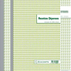 Exacompta 13500E 5x SD Buch A4 Einnahme-Ausgabe 50x2 BL -