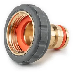 Wasserhahnanschluss IG 3/4" aus Messing Messinganschluss für Schlauch und Bewässerungssystem Innengewinde BRASS SOFT BR-S2195