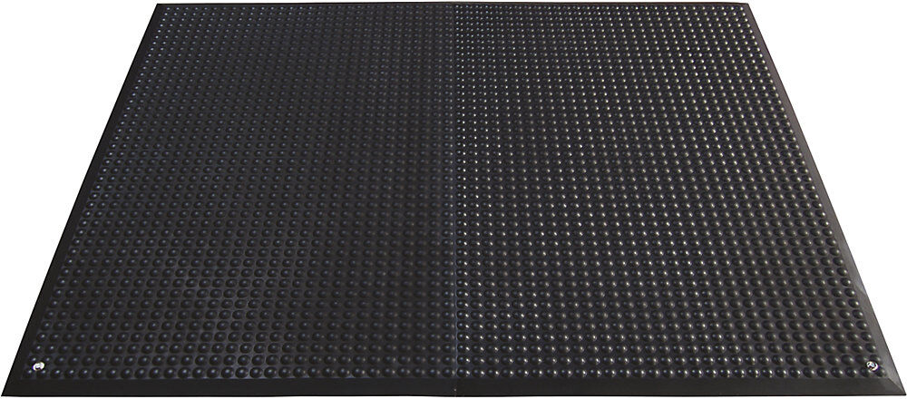 ESD Anti-Ermüdungsmatte Yoga Ergo Stat, aus Polyurethan, LxB 1250 x 950 mm, schwarz Miltex