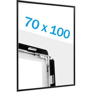 Sprintis Klapprahmen 25 mm Profil, DIN B1, schwarz, Aluminium