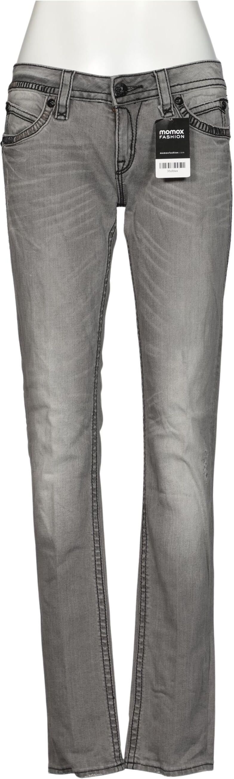 Rock Revival Damen Jeans, Grau, Gr. W29, Baumwolle / Elasthan - Second Hand