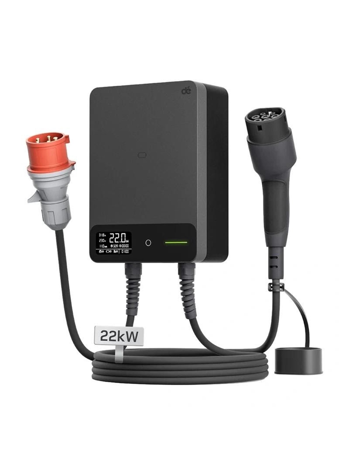 DEPOW Wallbox 22kW - 7m Cable