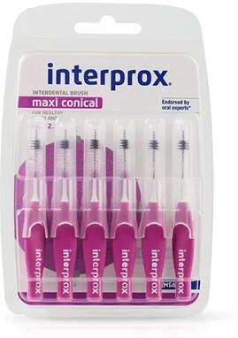 Interprox Maxi Scovolino Conico Angolato 2.3mm 6 Scovolini Viola