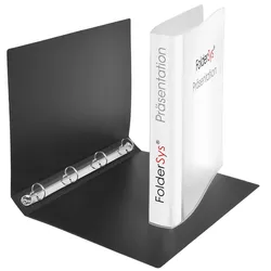 FolderSys Ringbuch 4-Ringe DIN A4 4 cm schwarz