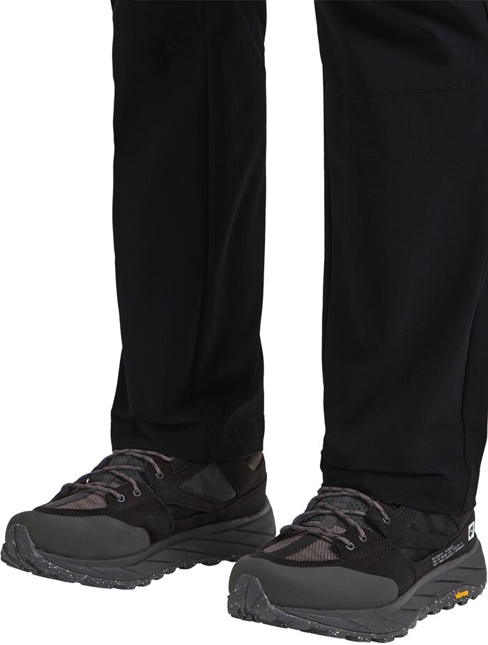 Wanderschuh JACK WOLFSKIN "TERRAQUEST TEXAPORE LOW M", Herren, Gr. UK 9,5 - EU 44, windabweisend, Normalschaft, schwarz, Obermaterial: Leder. Futter: Textilmaterial, Schuhe Wanderschuh schwarz UK 9,5 - EU 44, windabweisend, Normalschaft