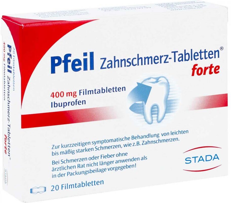 Pfeil Zahnschmerz-Tabletten forte 400mg