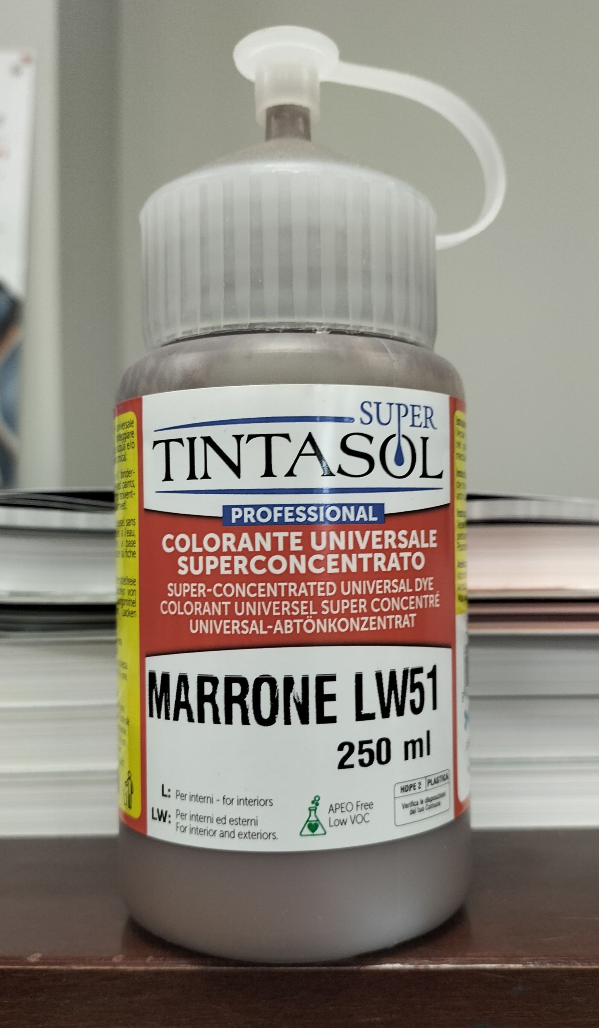 Pasta colorante marrone LW 51
