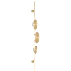 Luce Ambiente Design LED-Wandleuchte Idol Aluminium Gold