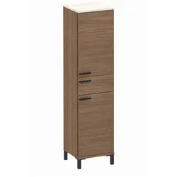 Tchibo - Badschrank »Ston« - 40,3x35x174cm - schwarz -