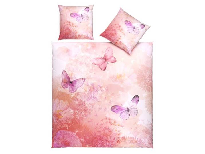 Bettwäsche mit Schmetterlingsmotiv – 65x65 cm