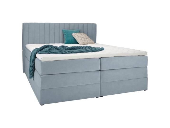 Boxspringbett Simon in Mintgrün ca. 160x200cm